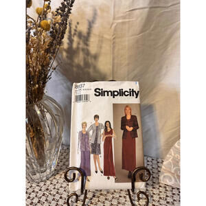 Vintage Simplicity 8937 Misses’ & Petite Dress Jacket Pattern Size KK 8-14 Uncut